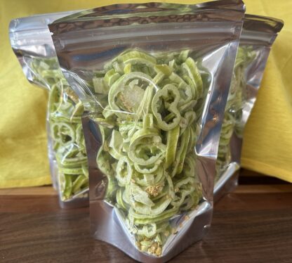 Hot pepper slices